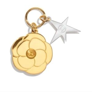 Chanel Holiday Gold Camellia Charm